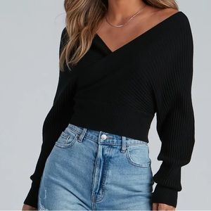 Windsor black crop top